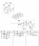 Exhaust Manifold Intake Manifold Diagram and Parts List for 581447-0375-E2  Briggs and Stratton Engine